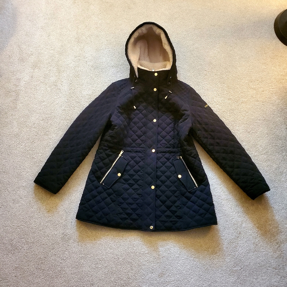 Laundry by Shelli Segal Black Quilted Jacket